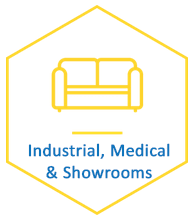 Medical, Industrial and Showrooms cleaning services by Empire Janitorial Services